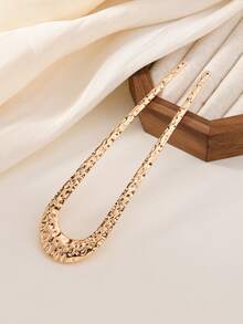 1 pezzo/3 pezzi Fermagli per capelli di lusso a forma geometrica - Barrette a forma di U retrò, adatti per uso quotidiano e occasionale, per chignon, fermagli per capelli