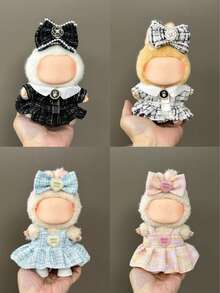 Clothing Accessories For Labubu Plush Doll, Resin Figurine Pendant, 17cm - Multicolor - View 1