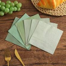 120 piezas, servilletas de fiesta elegantes y ligeras de lujo de colores variados, tamaño plegado de 4.92*4.92 pulgadas, adecuadas para bodas, cumpleaños, aniversarios, festivales de cosecha, Halloween, Navidad y otras celebraciones festivas, servilletas para decoración de cócteles o cafés