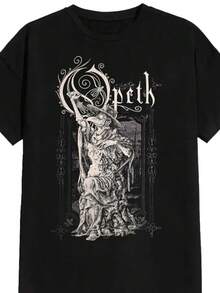 Vtg Opeth Band For Fans Camiseta De Algodón Negra De Todas Las Tallas. - Đen 5 - Xem 1