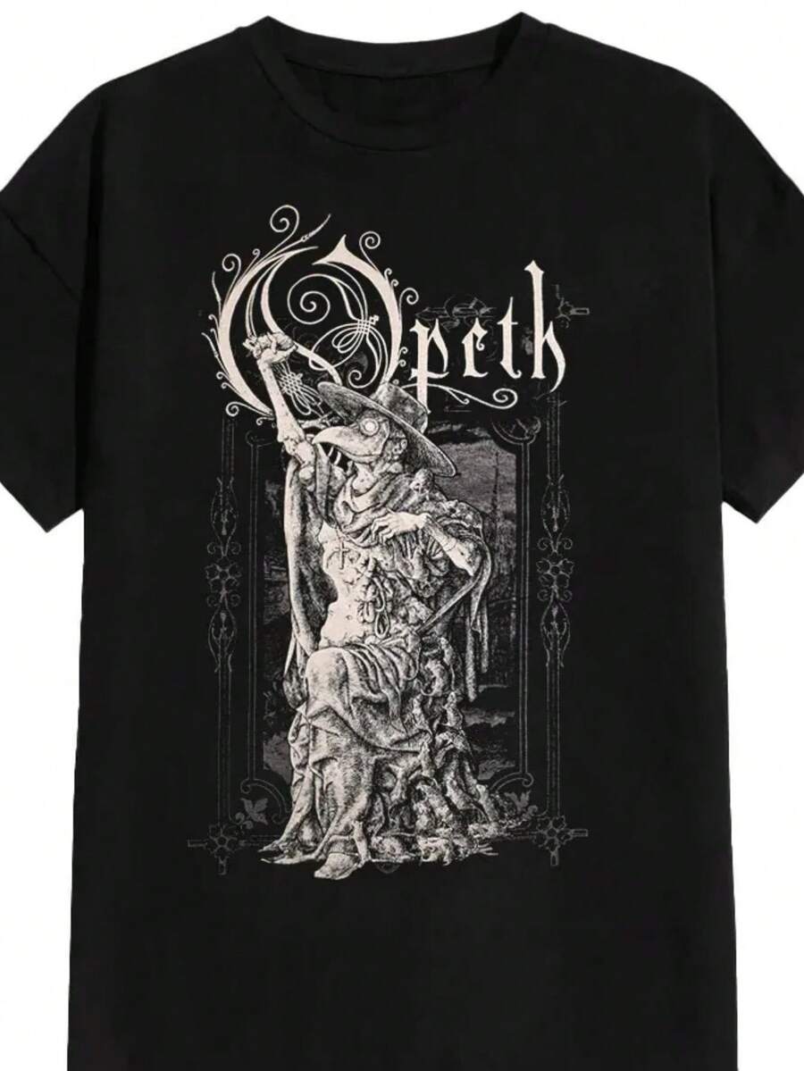 Vtg Opeth Band For Fans Camiseta De Algodón Negra De Todas Las Tallas. - Đen 5 - Xem 1