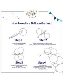 147pcs Christmas Balloon Wreath Set, Red, White, Gold, Green Balloons DIY Balloon Kit, Suitable For Christmas Party Decoration, Classroom Celebration, Birthday Party, Christmas Gathering Decoration - Multicolor - View 5