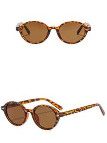 1 Pair Men's Plastic Frame Round Business Style Practical Minimalist Chic Retro Fashion Glasses, Suitable For Business Trips, Commuting, Industry Conferences, Business Negotiations - Multicolor - View 11