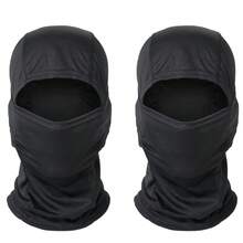 Ski Mask 2 Pieces Set Full Face Mask For Men And Women, Breathable, Suitable For Skiing, Cycling, And Outdoor Activities