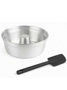 Round Cake And Pudding Mold Large Baking Tray 30cm Polished - Bạc - Xem 7