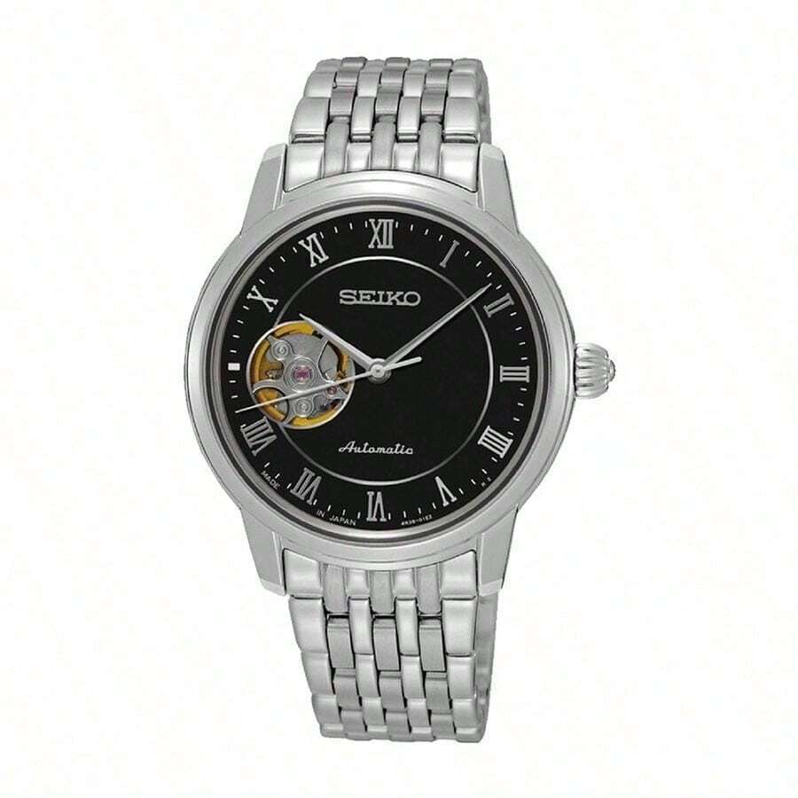 Seiko Presage Series Stainless Steel Automatic Mechanical Movement Women's Watch SSA877J1 SSA855J1 - Black - View 1