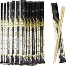 New Soeos 50 Chopsticks Disposable Bulk L Wooden Chopsticks And  Chopstick For Sushi Takeout Party Smooth Individually Wrapped SineUse Chopstick Approx.50 Pairs