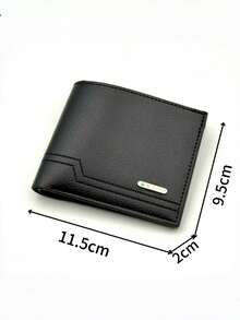 Carteira Masculina, Carteira Multifuncional da Moda, Elegante Carteira de Couro PU de Grande Capacidade com Design Ultrafino, Com Múltiplos Slots para Cartões, Bolsa Versátil para Cartões, Porta-Bilhetes de Grande Capacidade, Porta-Moedas Portátil, Adequado para Uso Diário, Presente Ideal para Homens