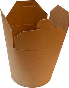 PAPELITHO SIR| Vasos Blancos Biodegradables para Comida China, 26 oz (750 ml) cada - cafetería - Ver 5