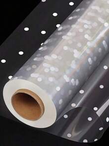 Transparent Glass Paper With White Polka Dots, Christmas Glass Paper Packaging, Waterproof Flexible Thickened Transparent Gift Basket Packaging Film, Suitable For Gift Baskets, Fresh Flowers, Crafts, Snacks And Desserts - Multicolor - View 11