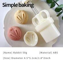 قالب حلوى بشكل دب محشو - قاطع بسكويت دب صغير جميل، ختم بسكويت، قالب كعكة القمر، قالب بسكويت، لوازم بنتو للكيك والحلويات وعيد المنتصف والأدوات الخبز للمناسبات