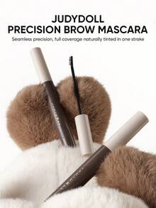 JUDYDOLL PRECISION BROW MASCARA, Orange Blossom Tinted Brow Gel, Natural Looking, Long-Lasting, Waterproof, Smudge-Proof, Buildable, Airbrush Applicator, Effortless Brow Definition, Suitable For Beginners, Commute & Date - P02 Natural Brown - 查看 8