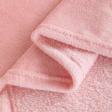 Frazadas,Manta de franela, gruesa, agradable para la piel, suave, lisa, tamaño 200*230 - Rosa - Ver 4