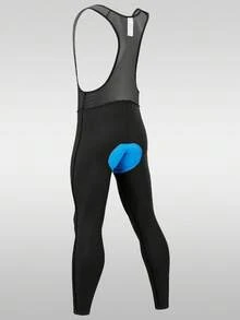 LEOPATRIX Men's Thermal Cycling Bib Pants With 3D Padded Chamois - Winter Warmth, Compression Fit, -Friction Design & Breathable Mesh - Snug Tight-Fit Bike Tights For Road, Mountain, Commuter Biking - Black - View 5