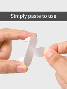 10/20pcs Wire Fixing Clip Without Punching, Wall Wiring, Self-Adhesive, High Viscosity Storage Buckle Fixing Device, Cable Management Device