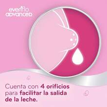 Advanced by Evenflo Pezoneras de silicón para la lactancia, 2 piezas con estuche, Lactancia, MEX., 2 count, 1 - Pezoneras - Ver 7