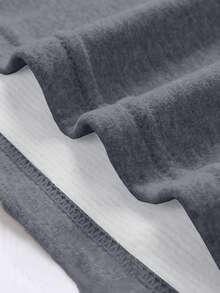 1 Set Men's Thermal Underwear Set, Elastic Fabric Base Layer Warm Sleepwear Loungewear, Autumn/Winter