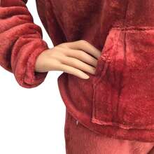 conjunto de pans teddy  tela polar de ods piezas - Marrón - Ver 2