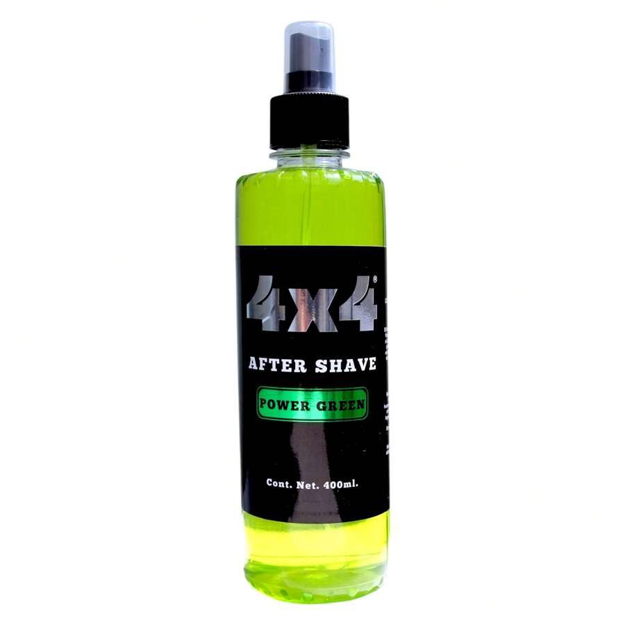 Loción after shave power green 400ml 4X4 Profesional - Negro - Ver 1