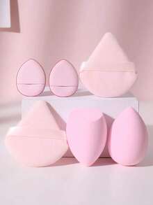 6PCS Makeup Sponge,Suitable For Cream & Powder Concealer, Loose Powder Makeup Applicator,Dual-Sided Velvet & Suede Texture, Makeup Puffs, Soft Air Cushion Sponge With Rhinestone Accents, Wet Dry Cosmetic Foundation Blender Makeup Sponge For Under Eye,Foundation Application, Gentle On All Skin Types, Shiny Rhinestone Gift,Makeup,Cheap,Room Decor,Vanity,Travel,Bedroom,Makeup Accessories,Puff,Makeup Blender,Powder Puff,Makeup Sponge,Cheap,Stocking Stuffers,Makeup,Makeup Tools,Cheap Stuff,Gifts,Gifts For Women,Christmas Gifts