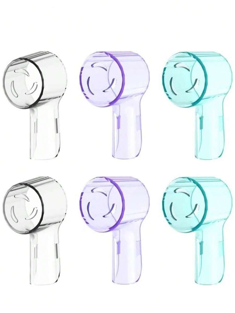 Cubiertas antipolvo para cabezales de cepillo de dientes compatibles con, se ajustan a la serie IO, Pro 1000, 1500, 5000, 7500 - Multicolor - Ver 1