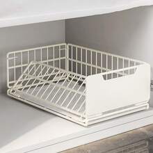 Organizer per armadietti estraibili, cassetti estraibili, ripiani portaoggetti, organizer per armadietti, cestello scorrevole pieghevole per armadietti da cucina, dispensa, bagno