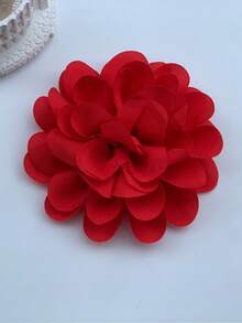 1pc Unique Handmade Flower Brooch, Vintage French Style Chic Niche Design, Elegant High-End Black Floral Lapel Pin, Minimalist For Suits, Dresses, Party Outfits, Stylish Fashion Accessory Gift For Women Valentines,Mom,Mother,Mother's Day,Gift