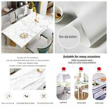 Tablecloth Waterproof PVCVinyl Material Suitable Dining Tables cafes Restaurants Indoor and Outdoor Use 90x140cm BT 07 - Bt - Ver 1