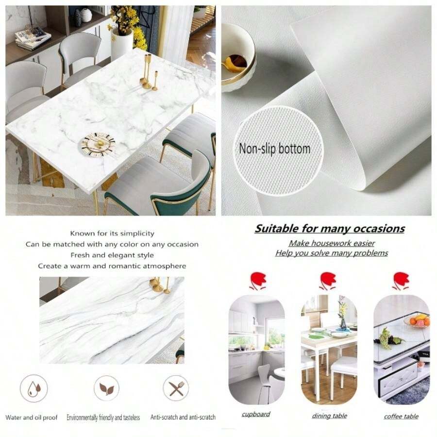 Tablecloth Waterproof PVCVinyl Material Suitable Dining Tables cafes Restaurants Indoor and Outdoor Use 90x140cm BT 07 - Bt - Ver 1