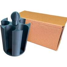 KOWTREJO Organizador de Monedas para Auto o Carro Porta Vasos (5 tamaños) (Gris) - gris - Ver 3