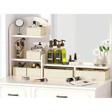 Drawer Organizers Clothes, Set Of 4 Dresser Organizer Bins, Fabric Closet Organizers And Storage, Shallow Drawer Dividers For Nursery, Clothing, Clothes, Socks, Underwears, Tie (Beige) ODR1 - 淺褐色的 - 查看 6