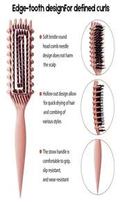 Curly Hair Brush Candybrush Curl Defining Brush For Detangling Shaping And Defining Curls For Women, Men, Wet Dry Hair (Purple),Hair Tools,Hair Items,Travel Essential,Travel,Barber,Hairstylist,Barber Accessories,Valentine's Day,Hair Supplies,Hair Stylist,Barbershop,Salon,Vacation Essentials,Hair Products,Barbershop,Valentine's Gift,Travel Essentials For Women,Hair Stylist Tools - Olive Green - View 2