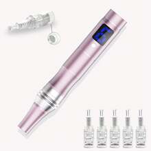 5-In-1 Microcrystaline Skin Care Roller, With 5 Replaceable Nano Heads, Facial Skin Care Tool