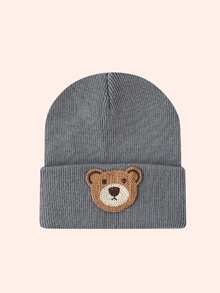 1pc Cute Bear Baby Hat, Knitted Cap For Toddler Boys Girls, Warm Beanie For Outdoor, Everyday Wear In Autumn/Winter - Fluorescent Hat-bear Head No. 1 - View 25