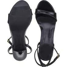 Women's Sandal High Heel Thin Elegant Thin Strap Modern 13-134 - 黑色 - 查看 6