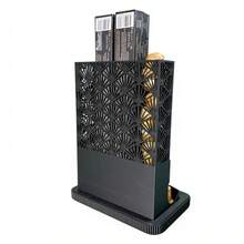 ORIZZONTE Generic 2-Piece Assemblable Coffee Capsule Holder, 4 Compartments, Space-Saving Countertop Pod Dispenser, Capsule Container Compatible With Original Espresso – Up To 40 Capsules, 100% Made In Italy, Shipping From Italy - White - View 9