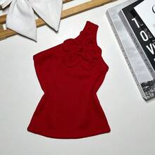 Flower Blouse For Girls, Blogger, Mini Diva Summer - Rojo - Ver 2
