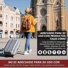 Paquete de 2 Adaptadores de Enchufe - De Europa a Americano |   Clavija de Corriente Aplicable a Estados Unidos y México - Adaptador de enchufe americano - Ver 12