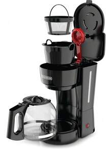 Cafetera con tecnología Whirlpool y filtro permanente, capacidad para 12 tazas - 1 - Ver 3