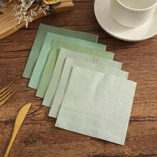 120 piezas, servilletas de fiesta elegantes y ligeras de lujo de colores variados, tamaño plegado de 4.92*4.92 pulgadas, adecuadas para bodas, cumpleaños, aniversarios, festivales de cosecha, Halloween, Navidad y otras celebraciones festivas, servilletas para decoración de cócteles o cafés