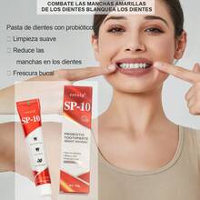 Oralhoe SP-10 Probiotic Toothpaste, SP10 Toothpaste, SP10 Ultra Whitening Toothpaste, Ultra Fresh Probiotic Toothpaste, Deep Clean, Teeth Whitening, Gum Care, Cavities - Red - View 5
