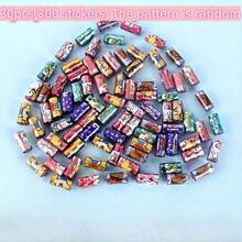 10/20 Rolls Interesting Bracelet Accessories DIY Sticker Beads, With Holes Can Be Used As Jewelry Accessories, Rich Patterns Decorative Stickers, Random Mixed Colors - Multicolor - View 14