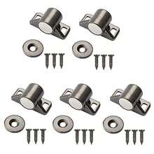 Stainless Magnetic Door Catch Heavy Duty Strong Magnet Cupboard Latch Lock - Black - View 8