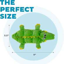 Outward Hound Squeaker Matz Plush Gator Dog Toy, XL - ColorA - View 5