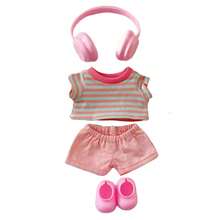 Ubranka dla lalek , świąteczne stroje dla lalek o wzroście 15,01-16,99 cm, urocze akcesoria do lalek Q Edition, interaktywne prezenty, świąteczne stroje dla lalek (lalka nie jest dołączona)