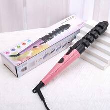 Electric Spiral Curling Iron, Fast Heating Hair Curler, Professional Styling Tool, 3 Color Options - View 4