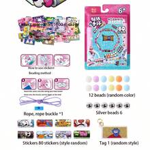 Assorted Size Sticker Bracelet, Kids DIY Beaded Bracelet, Surprise, Creative Stickers [Some Parts Random, Color Difference, Aging] - Multicolor - View 4