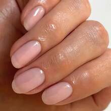 Xioimy 12ml Pink Nail Hardener, Decorative Manicure, Natural Transparent Pink Enhancing Glossy