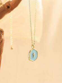 Delikatny naszyjnik z krzyżem, platerowany 14-karatowym złotem, dla kobiet, minimalistyczna biżuteria religijna, uroczy prezent, prezent chrześcijański, odpowiedni dla kobiet i nastolatek, do noszenia przez cały rok, odpowiedni również na Boże Narodzenie