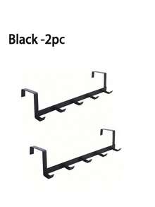1 Door Hanger With 5 Hooks, Used For Storing Jackets, Hats, Bathrobes, Towels, Bedrooms, Wardrobes, Sturdy Hangers, Door Storage Hangers, Suitable For Dormitory Back To School Season, Back To School Season, Christmas Season, Christmas, Christmas Decorations, Christmas Decorations Home, Christmas Decoration, Bedroom Decor, Christmas Gifts, Bathroom Accessories